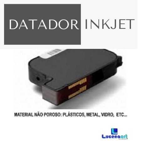 Cartucho Inkjet TS-01 base solvente cor preta para impressão em plástico e metal