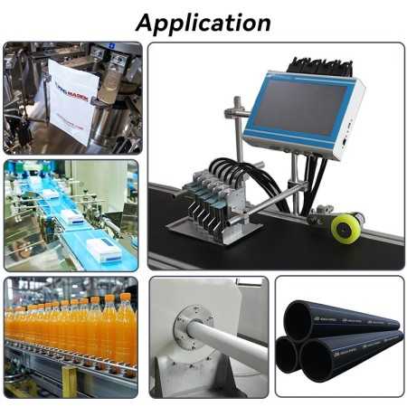 Datador Inkjet Industrial CT960 – 6 Cabeças TIJ Alta Produção